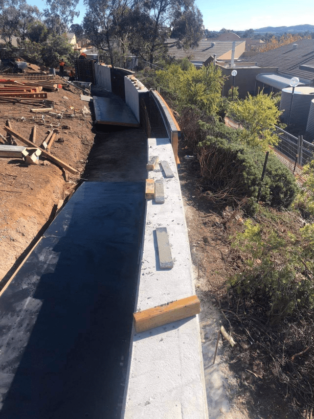 Retaining Walls, Stairs, Curved Footings & Slabs